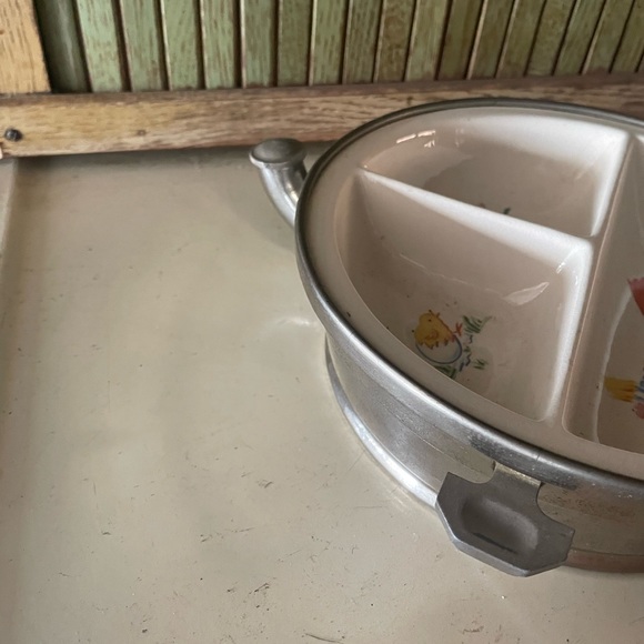 Vintage baby bowl food warmer - Picture 6 of 8